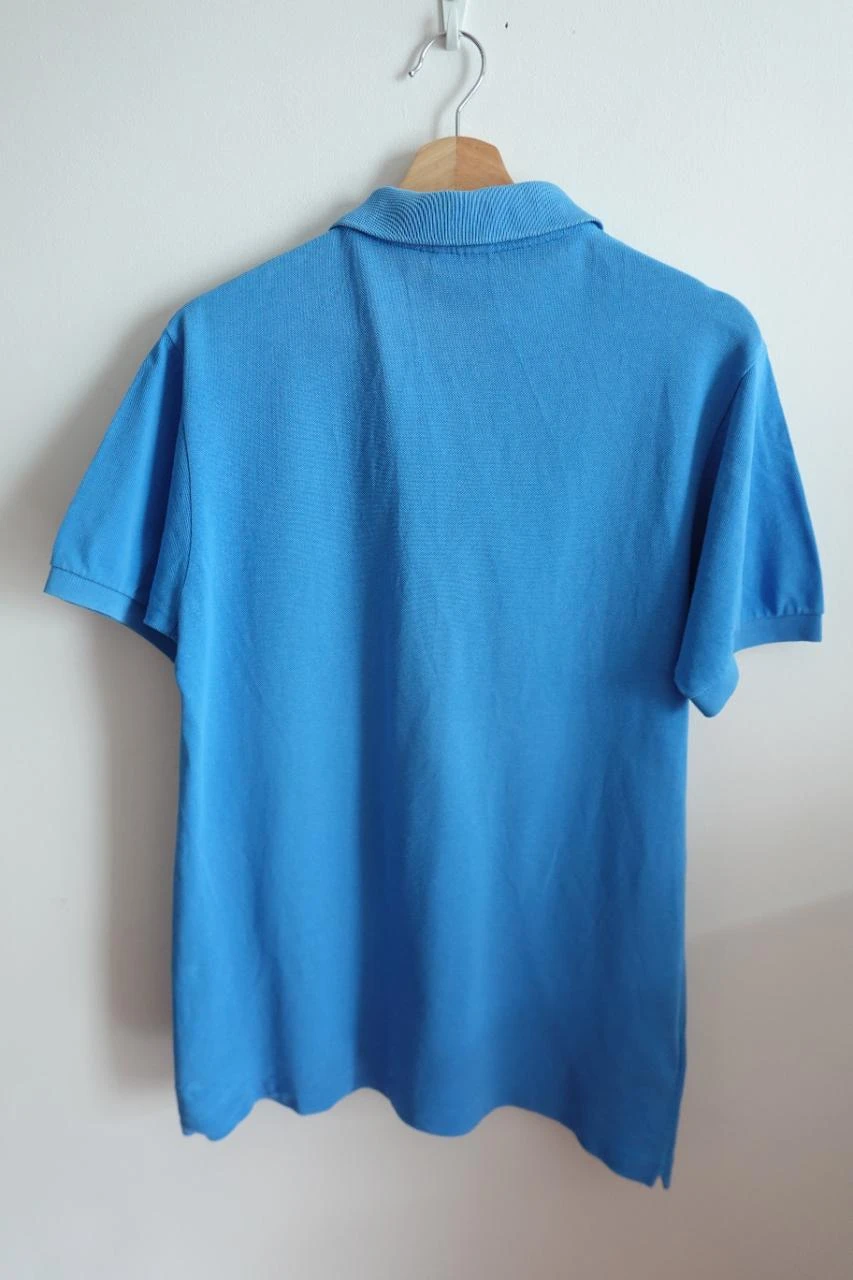 Turquoise blue Lacoste men's polo size 4 M cotton – photo 2